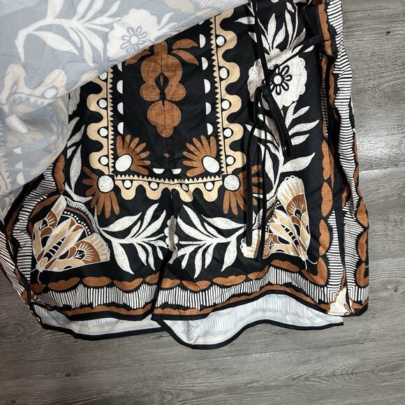 Shein Curve Moth Skort Women’s Size 3XL (18) Floral Lightweight Faux Wrap Nature - Picture 9 of 14